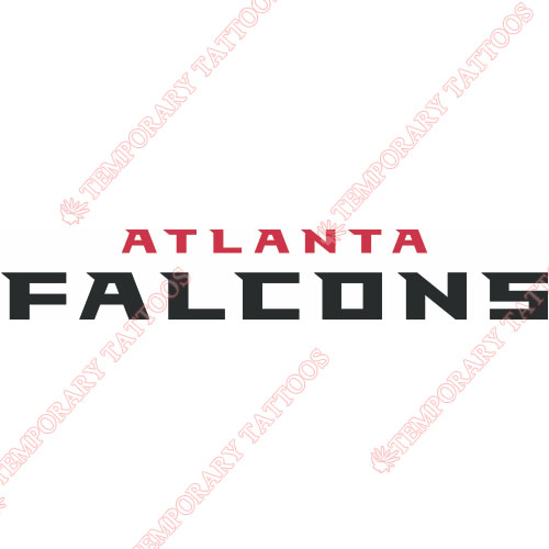Atlanta Falcons Customize Temporary Tattoos Stickers NO.401